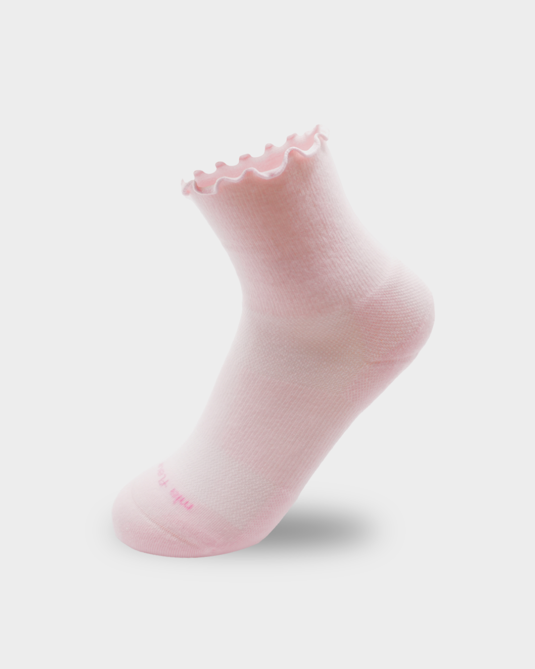 Pink Frill Run Socks
